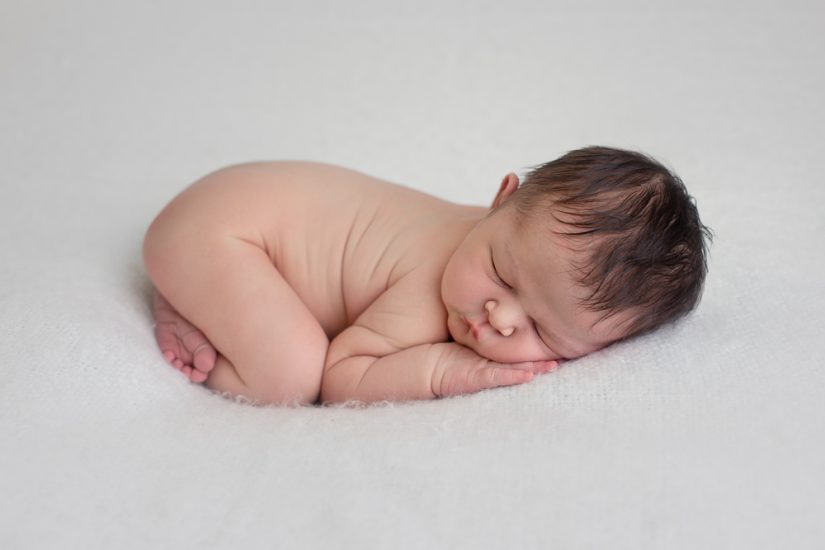 simple newborn photo