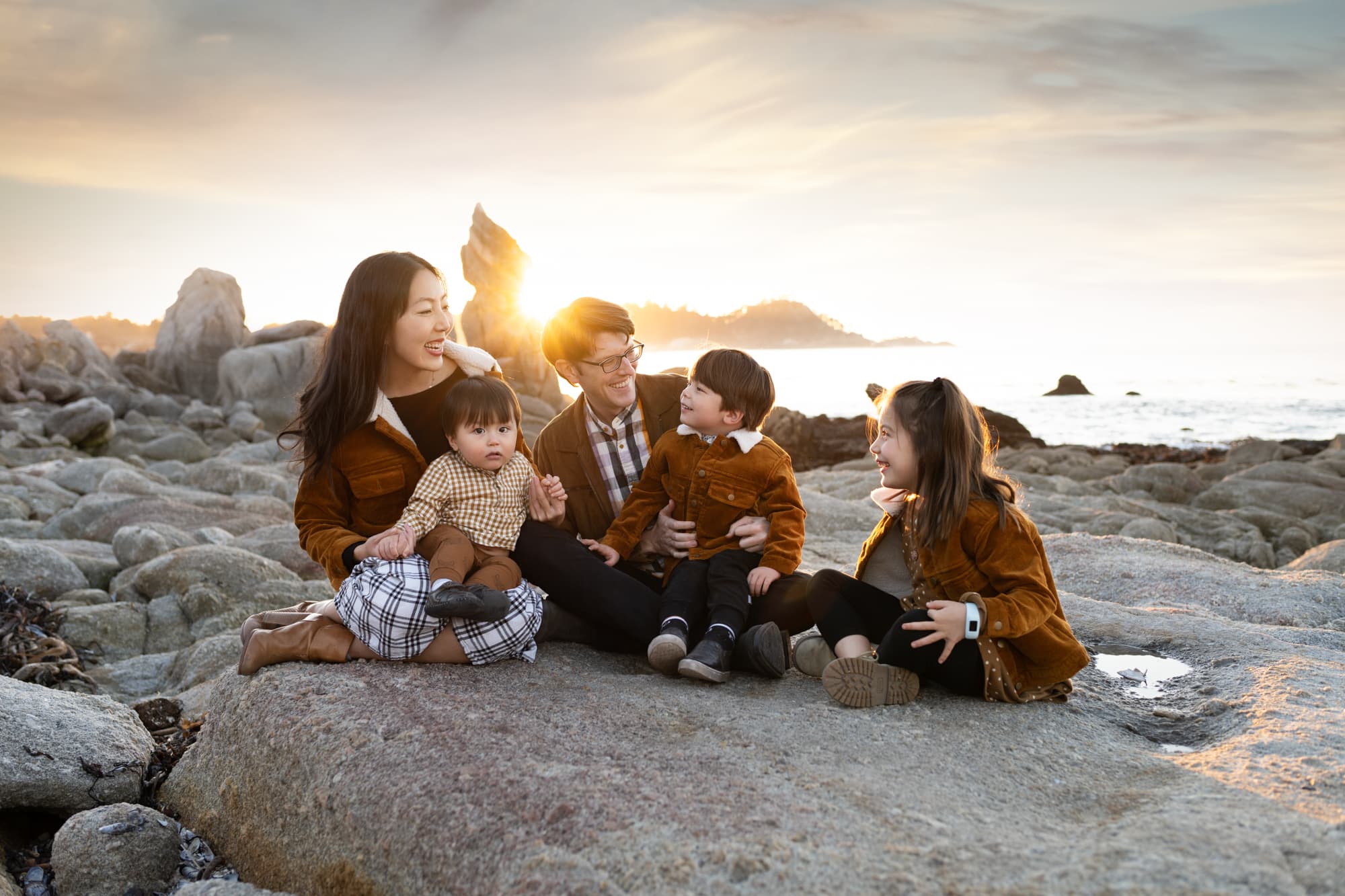 Family photo Monterey Bay