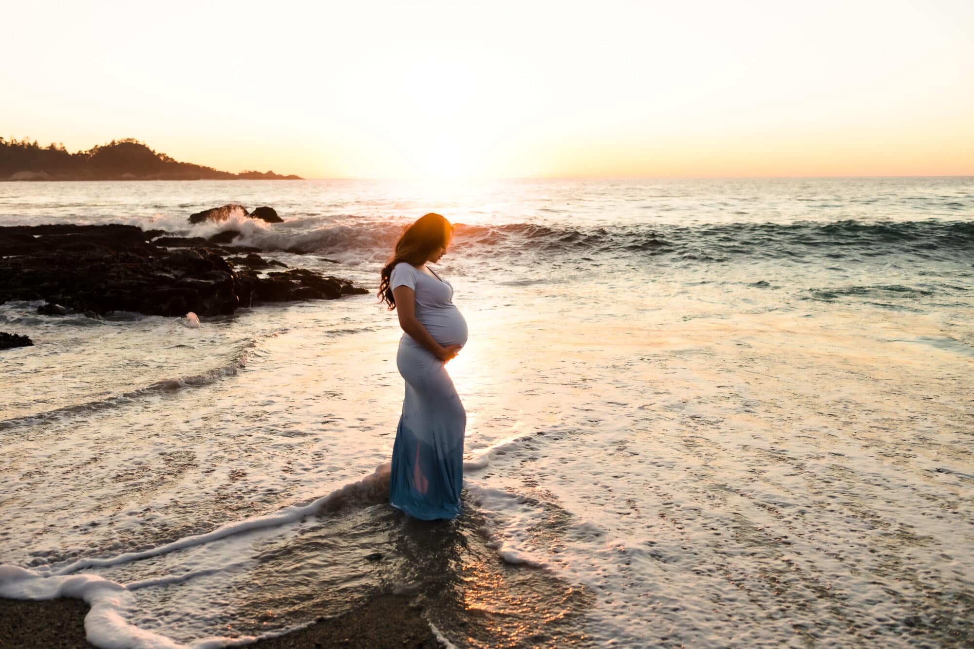 Big Sur pregnancy photography