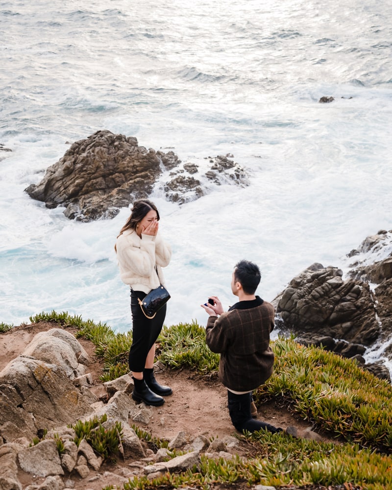 Engagement photography Big Sur and Carmel
