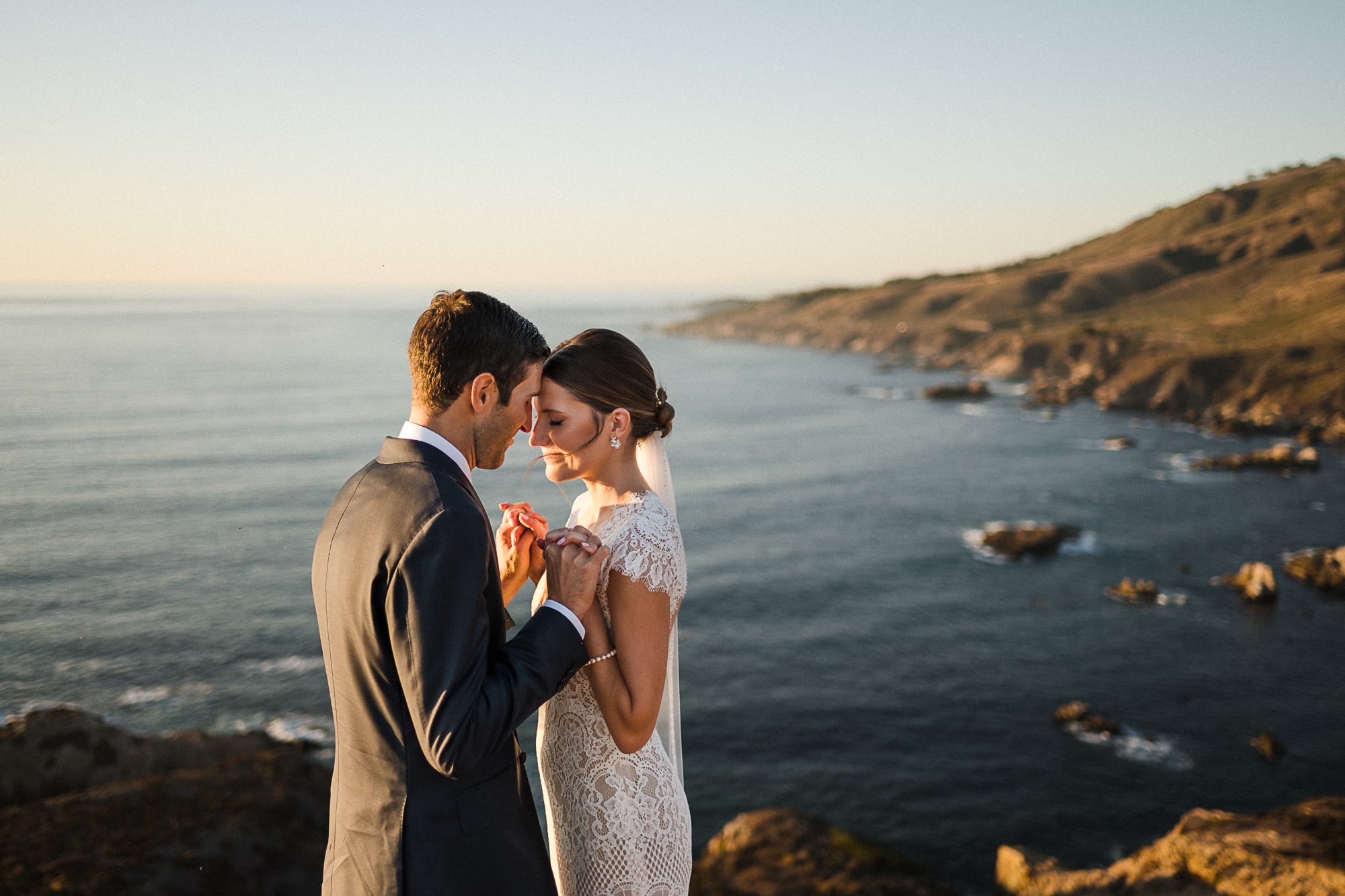 Intimate wedding in Big Sur