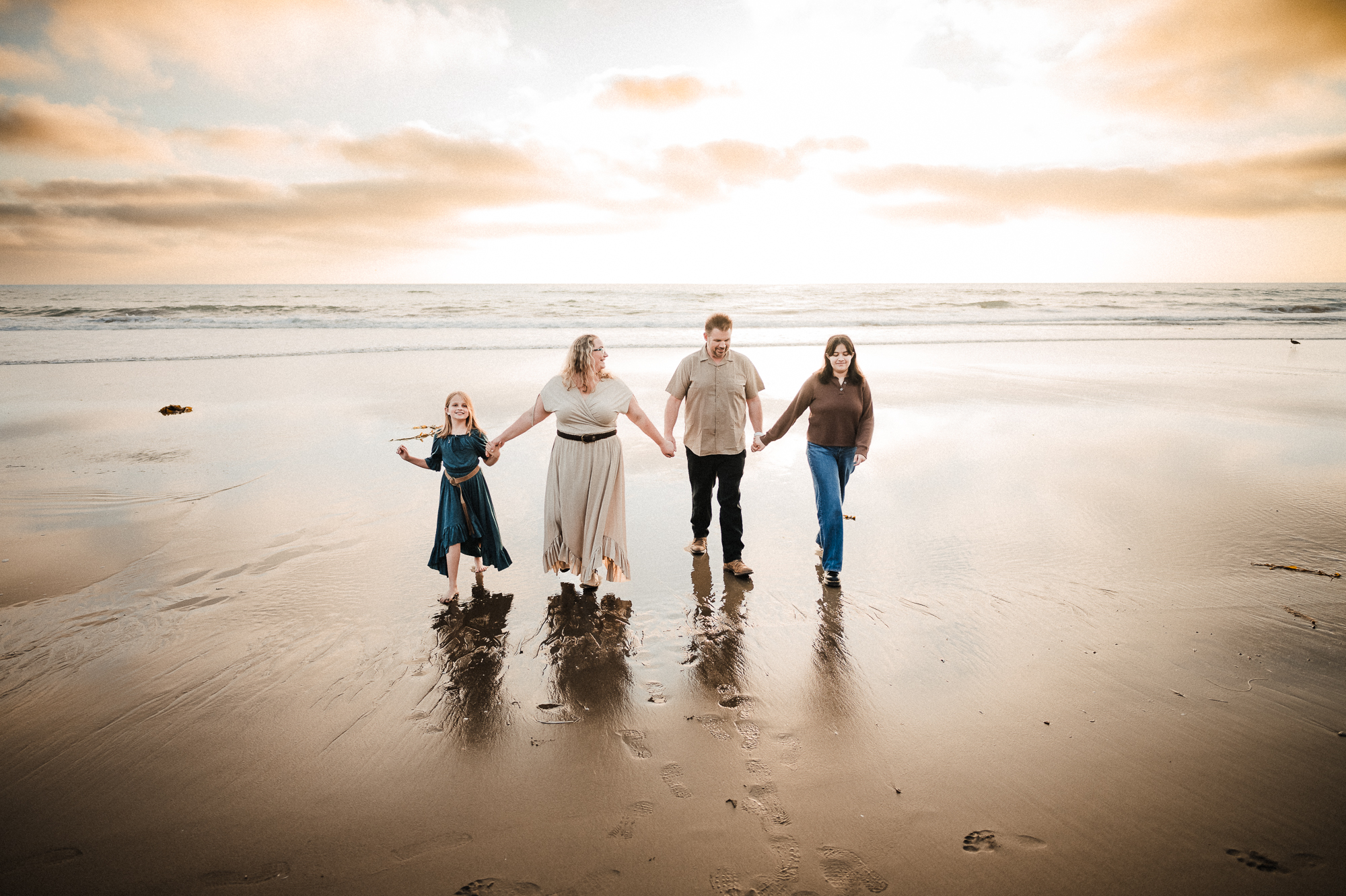 family adventure photoshoot in Santa Cruz