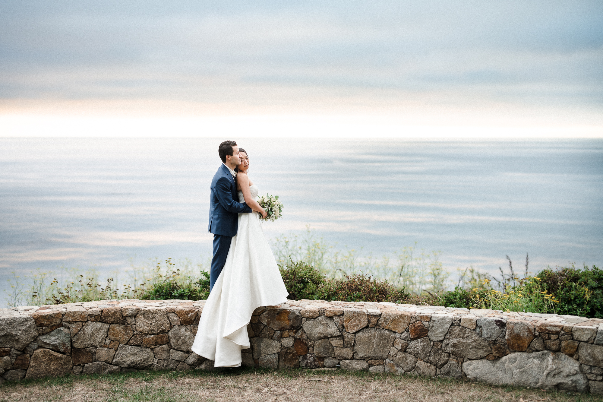 Big Sur landscape wedding photo